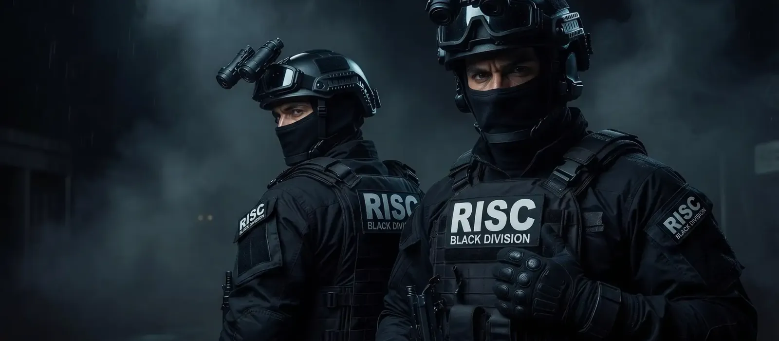 Echipă de intervenție RISC în echipament complet